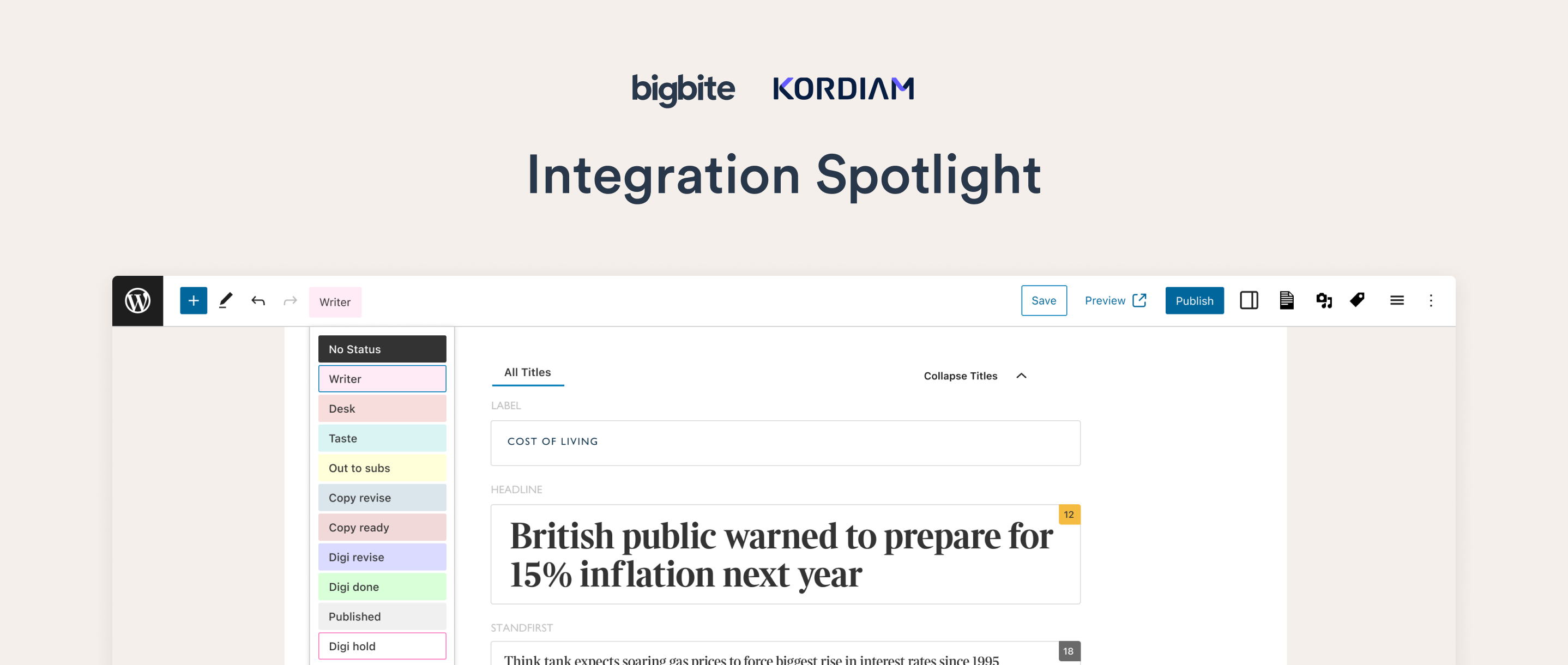 Integration spotlight: Building bigger picture content management with Kordiam